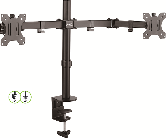 Soporte para monitor Klip Xtreme - Doble 13"-32"